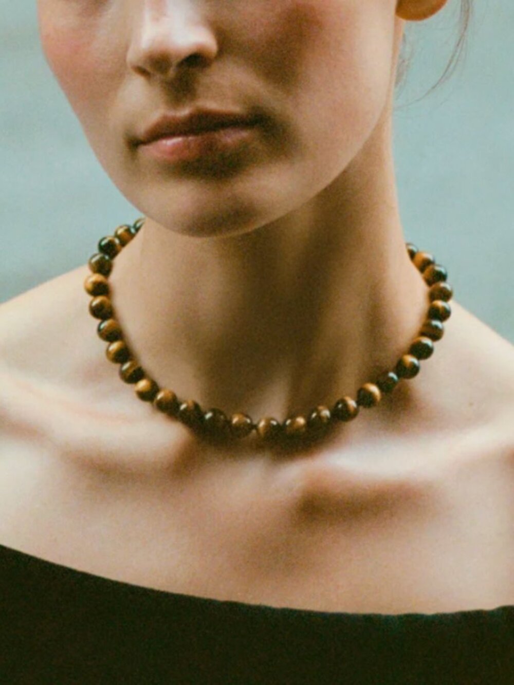 Monica Vinader x Kate Young Round Gemstone Necklace
